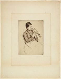 Papegojan av Mary Cassatt