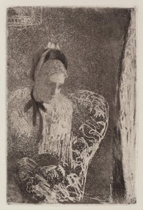 Väntar av Mary Cassatt