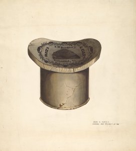 Hattlåda, ca. 1939. av Mary E Humes
