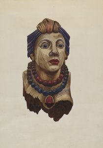 Indisk prinsessan galjonsfigur, ca. 1938.