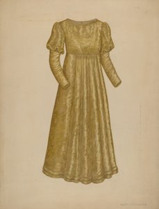 Bröllopsklänning, 19351942.