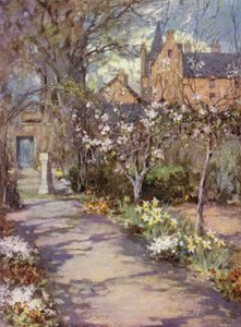Scottish Gardens: Gartincaber (färg litho) av Mary Georgina Wade Wilson