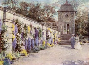 Scottish Gardens: Pollok (färg litho)
