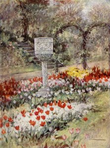 Scottish Gardens: South Bantaskine (färg litho)