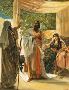 Elia tillrättavisar Ahab