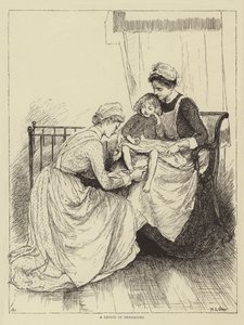 Illustration till The Story of a Nurse, av Honnor Morten av Mary L. Gow