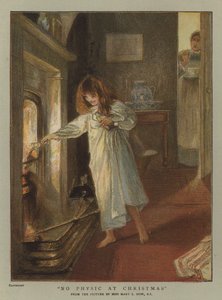 Ingen fysik vid jul (chromolitho)