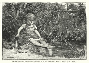 Silas Marner - Här satt Eppie och pratade glatt till sin egen lilla stövel av Mary L. Gow