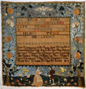 Sampler av Mary Richardson
