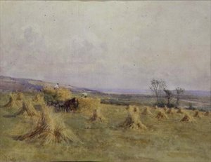 Skörd vid havet, Norfolk av Mary S. Hagarty