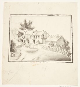 Landsbygdsbebyggelse av Mary Sophie Clarck