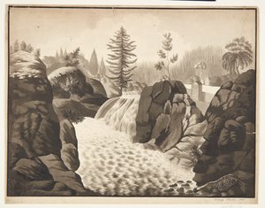 norskt landskap av Mary Sophie Clarck