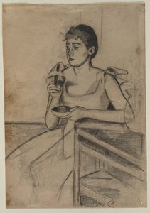 Kaffe efter middagen av Mary Cassatt