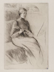 Mandolinspelaren av Mary Stevenson Cassatt