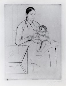 Amning av Mary Stevenson Cassatt