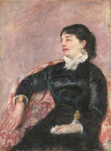 Porträtt av en italiensk dam av Mary Cassatt