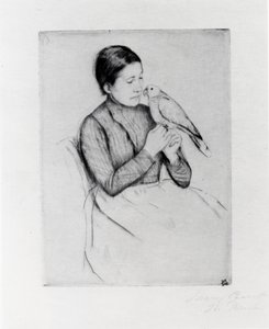 Papegojan av Mary Stevenson Cassatt