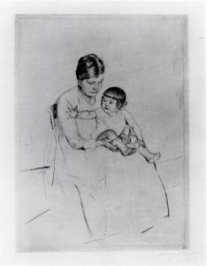 Strumpan av Mary Stevenson Cassatt