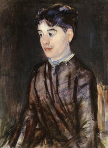 Ung kvinna i svart, av Mary Cassatt