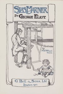 Illustration för Silas Marner (färg litho)