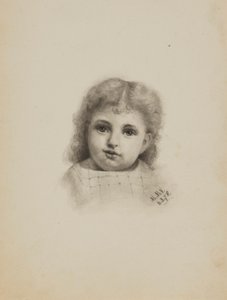 Utan titel (Huvud av ett barn) av Mary Vaux Walcott