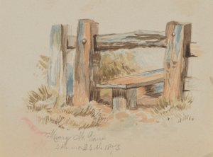 Utan titel Stile, 1873. av Mary Vaux Walcott