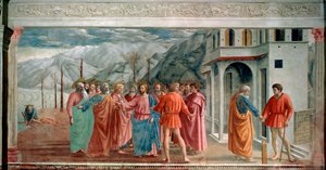 "Hyllningspengarna", 1425. av Masaccio Tommaso