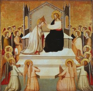 Marias kröning. 1335-40