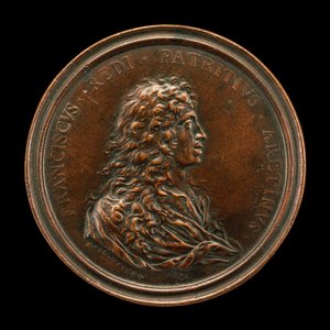 Francesco Redi, 1626-1697, läkare och vetenskapsman [framsidan], 1684. av Massimiliano Soldani