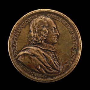 Giovanni Battista Mancini, död 1694, Generalagent för Toscana i Rom [framsidan], 1680. av Massimiliano Soldani