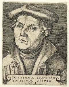 Porträtt av Martin Luther