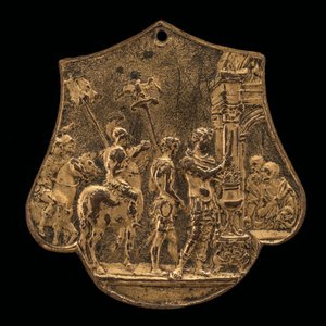 Mucius Scaevola, andra hälften av 1400-talet. av Master IO.FF.