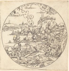 Neptunus och Arethusa av Master IS.