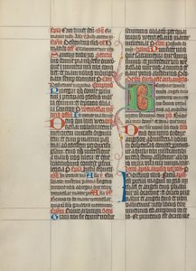 Dekorerad initial B av Master Michael