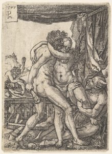 Hercules kämpar mot kentaurerna, 1577. av Master PM