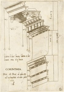 Entablatur från basilikan Ulpia, Rom