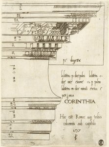 Entablatur från Castor- och Polluxtemplet, Rom