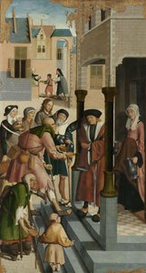 Barmhärtighetens sju verk,: Ge dryck åt den törstiga, 1504