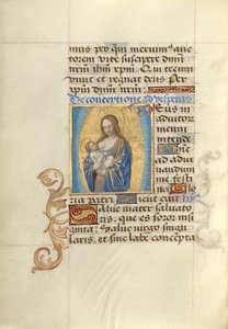 Virgo laktaner av Master of Cardinal Bourbon