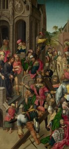 Kristus presenterade för folket Triptych: Scenes from the Passion of Christ, vänster panel, ca. 1510
