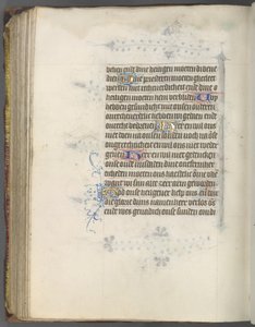 Tidsbok Användning av Utrecht: fol. 174v, Text, ca. 1460-1465.