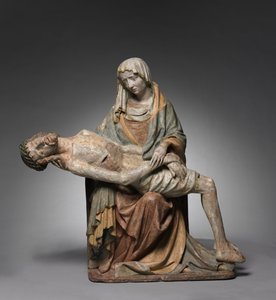 Vesperbild Pietà, ca. 1420. av Master of Grosslobming