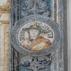 Fresker av mästaren från Messkirch i Heiligkreuztal-WUS07868 av Master of Messkirch