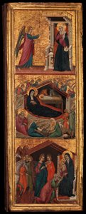 Helgon och scener ur Jungfruns liv, ca. 1320. av Master of Monte Oliveto