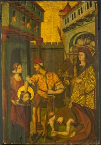 Johannes Döparens halshuggning av Master of Palanquinos