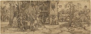 Scener ur den förlorade sonens liv av Master of Saint Christopher