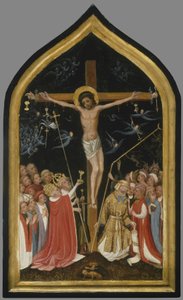 Kristus på det levande korset, 1420-30 av Master of Saint Veronica