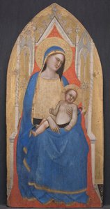Madonna and Child Enthroned, ca. 1350. av Master of San Lucchese