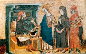 Altartavla av Saints John, Master of Santa Coloma de Queralt, ca. 1356 (tempera och bladguld på trä) av Master of Santa Coloma de Queralt