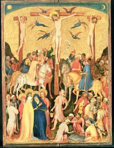 Golgata (olja på panel) av Master of St. Veronica